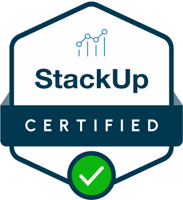StackUp Certified Badge