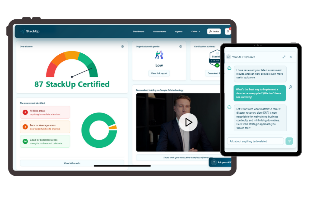 StackUp Platform Dashboard